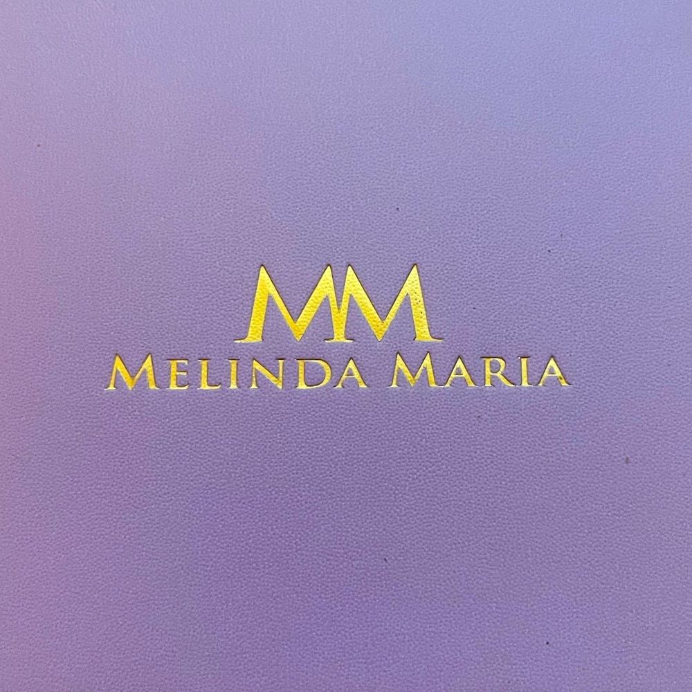 Melinda Maria Authentic Earring / Bracelet Box with Medium Jewelry Pouch